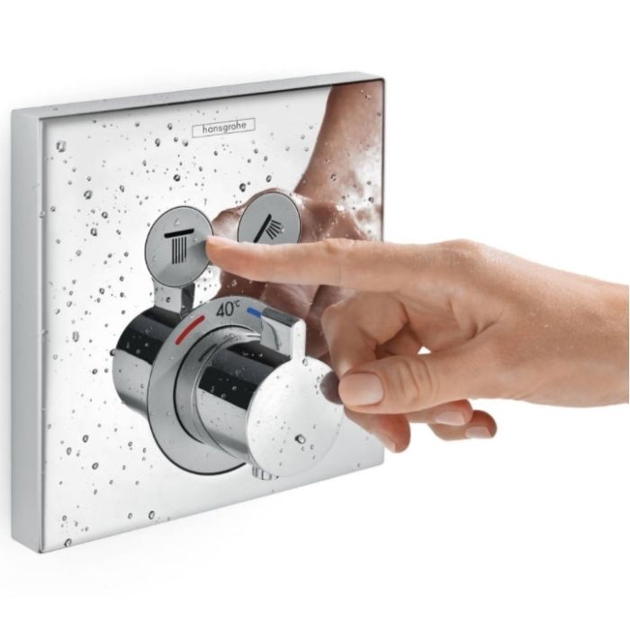 Термостат для ванны Hansgrohe ShowerSelect на 2 потребителя 15763670