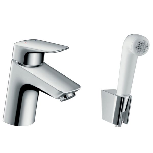 Смеситель для раковины с гигиеническим душем Hansgrohe Logis 71290000