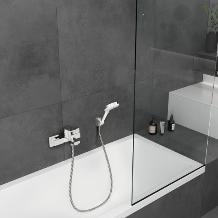 Смеситель для ванны однорычажный Hansgrohe Vernis Shape ВМ 71450000 хром