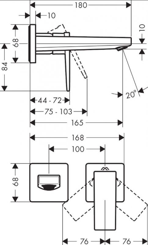 Смеситель Hansgrohe Metropol для раковины 32525000, хром