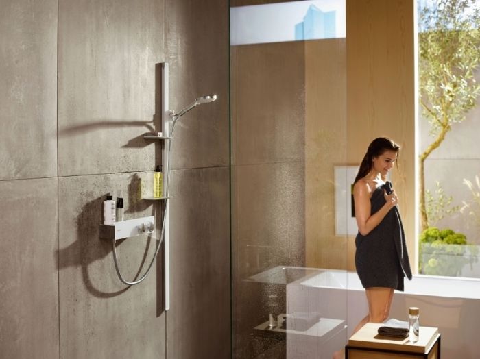 Душевой набор Hansgrohe Raindance Select S 120 3jet со штангой 150 см и мыльницей 27646000, хром