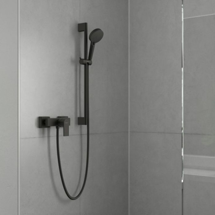 Смеситель для душа однорычажный Hansgrohe Vernis Shape ВМ 71650670 черный