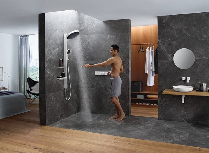 Термостат для ванны Hansgrohe RainSelect на 2 потребителя 15380670