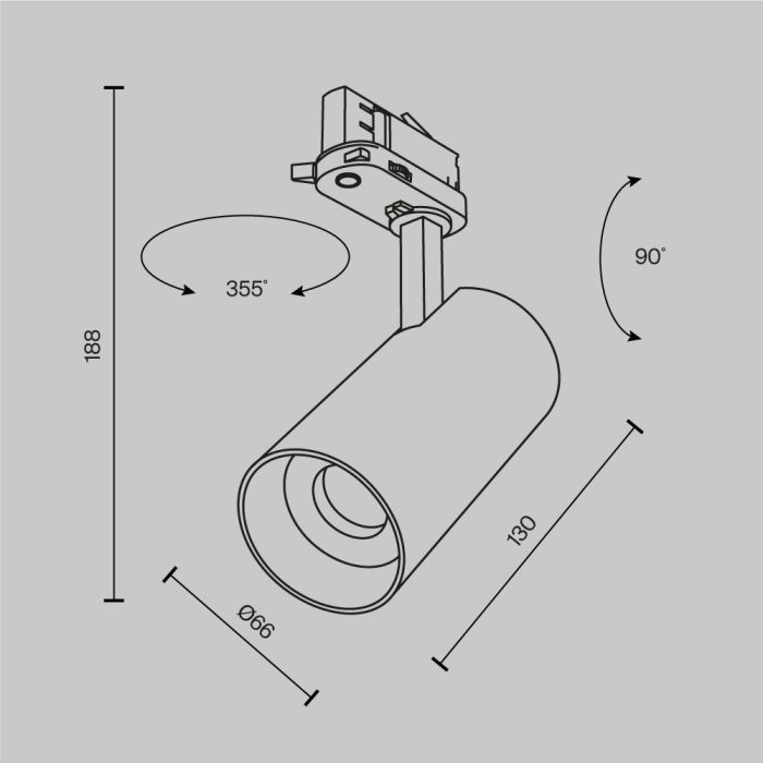 Светильник на штанге Maytoni Focus Led TR197-3-20WCCT-M-W