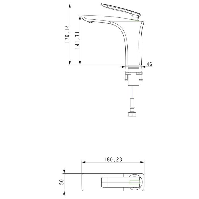 Смеситель для раковины Timo Helmi 4061/03F черный