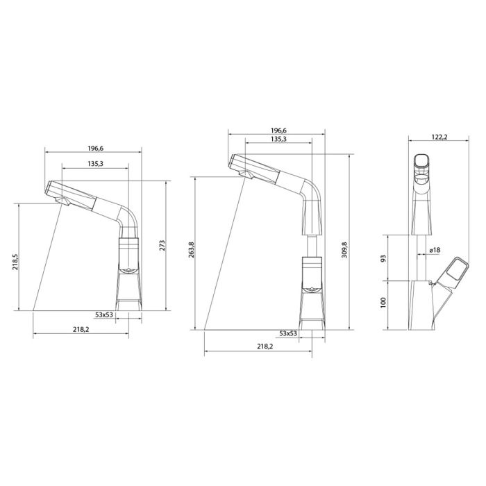 Смеситель для кухни Lemark Soul LM6008BR Черный