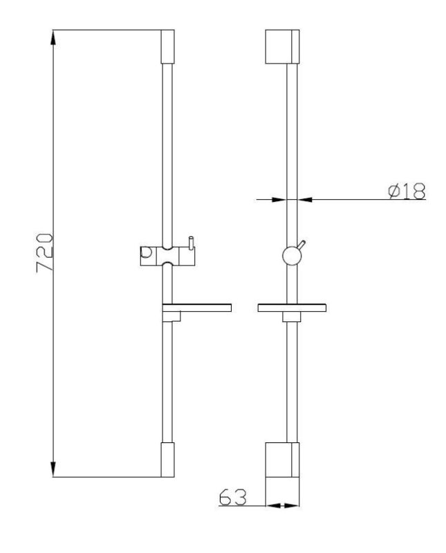 Душевая cтойка ESKO (SR622)