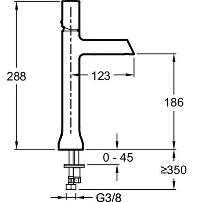 Смеситель для раковины Jacob Delafon Toobi E8960-CP