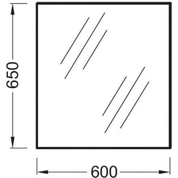 Зеркало Jacob Delafon Ola 60x65 EB1080-RU