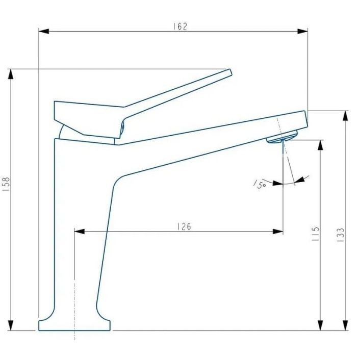 Смеситель для раковины Haiba HB10818 Хром