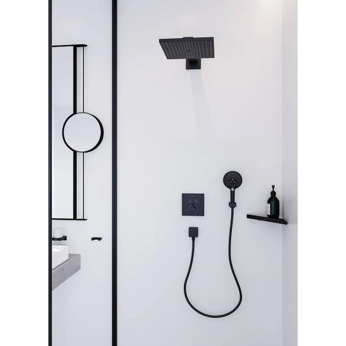 Угловая корзинка AddStoris Hansgrohe 41741670, матовый черный