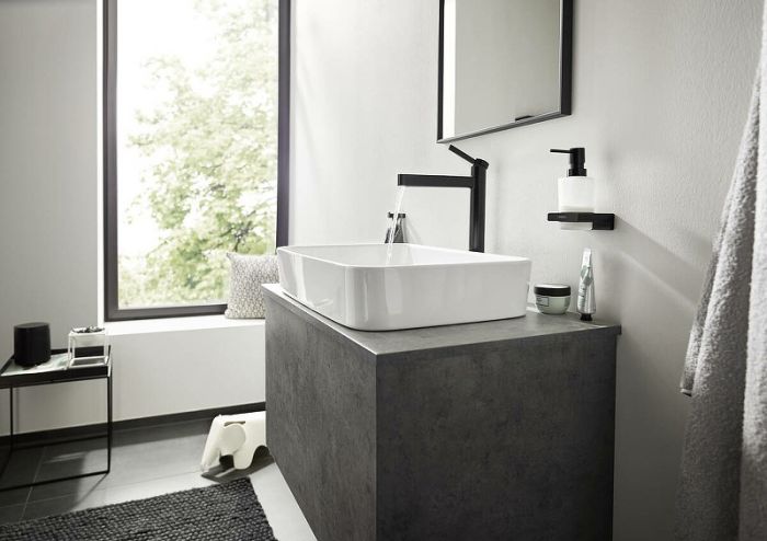 Двойной крючок AddStoris Hansgrohe 41755700, матовый белый