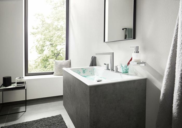 Диспенсер для жидкого мыла AddStoris Hansgrohe 41745000, хром