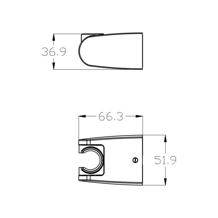 Держатель ручного душа Lemark LM8083BL Черный