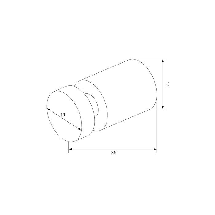 Комплект одинарных крючков IDDIS Petite, сплав металлов, белый матовый (PET2SW1i41)