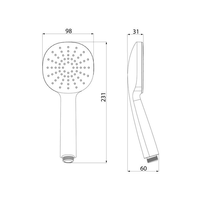 Лейка для душа Iddis Optima Home (OPH1FB9i18)