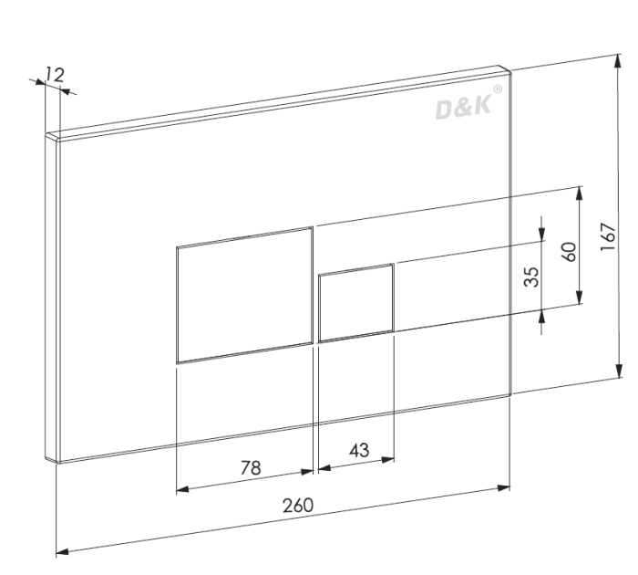 Комплект DK DS1021604 унитаз DT1026016, инсталляция DI8055119, клавиша смыва DB1519002