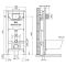 Инсталляция для унитаза  OLI 120 ECO Sanitarblock pneumatic (879235)