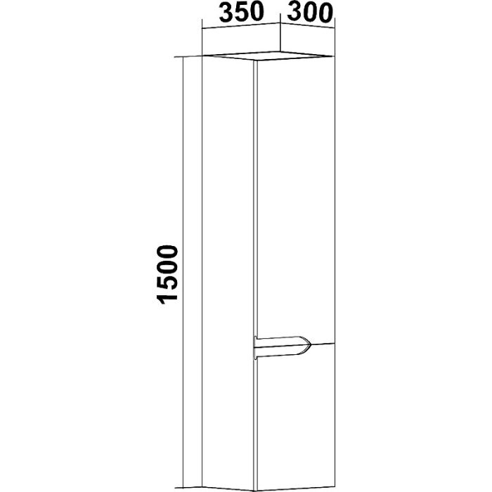 Пенал Runo правый  Стокгольм 35 (00-00001125)