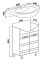 Тумба под раковину Runo  (под умывальник Элеганс 65) Турин 65 (УТ000002093)