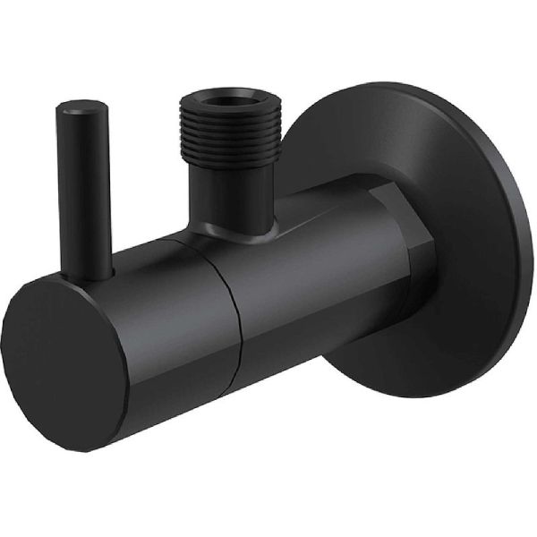 Угловой вентиль с фильтром 1/2"?3/8", черный-мат, арт. ARV001-BLACK, арт. ARV001-BLACK