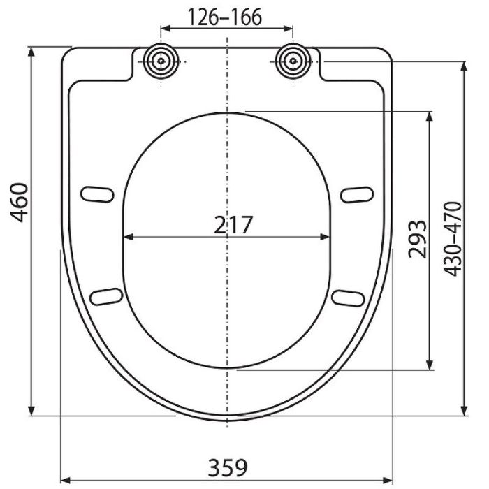 Сиденье для унитаза Softclose, арт. A67