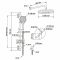 Душевая система без термостата Swedbe Platta sw_5536 750 мм x 550 мм, хром
