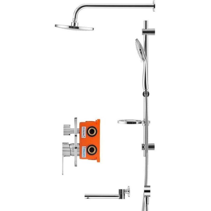 Душевая система Swedbe Platta 5541 Хром