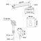 Душевая система с термостатом Swedbe Platta sw_5564B 180 мм x 477 мм, чёрная