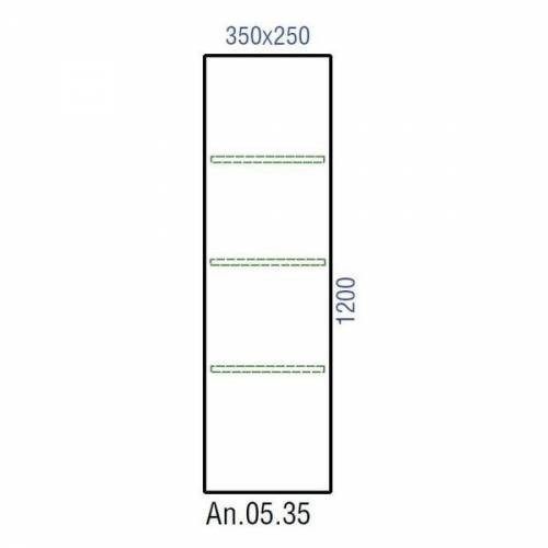 Подвесной пенал AQWELLA Ancona , 35см  (An.05.35/W)