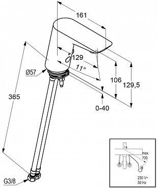 Смеситель для раковины Kludi Balance 5220005 (5220005)