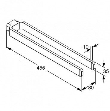 Держатель полотенца KLUDI E2 (4997705) хром