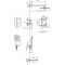 Душевая система ESKO скрытого монтажа 7в1 Squared Chrome (7in1 SQ)