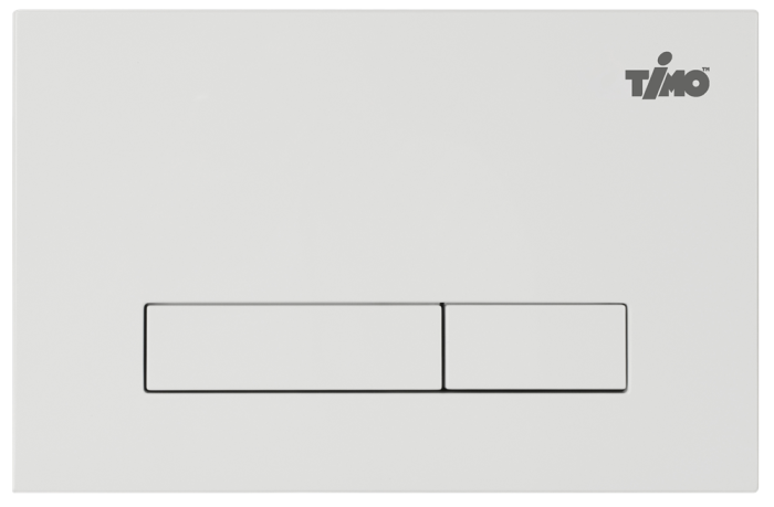 Кнопка смыва TIMO INARI 250x165 white, (FP-003W)