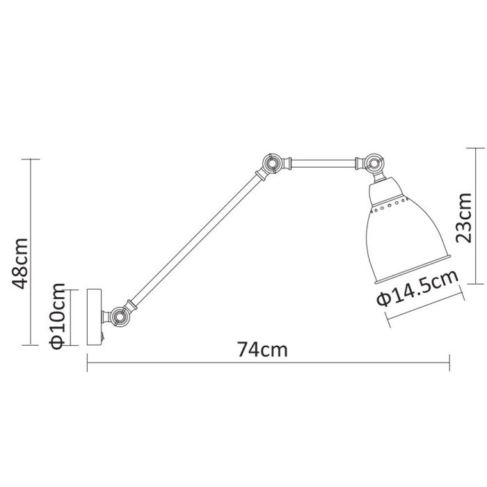 Бра Arte Lamp Braccio A2055AP-1WH