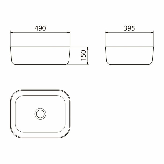 Раковина-чаша Point Афина 50 PN43041 Белая