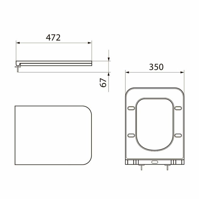 Сиденье для унитаза Point Ника PN46082 Белое с Микролифтом