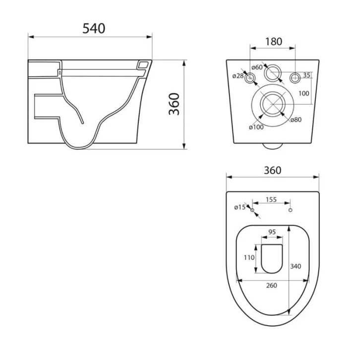 Комплект инсталляция Point Элемент PN45120 с унитазом Point Вега PN41711GM, сиденье микролифт, клавиша Point Виктория PN44061C, цвет хром, PN48157C