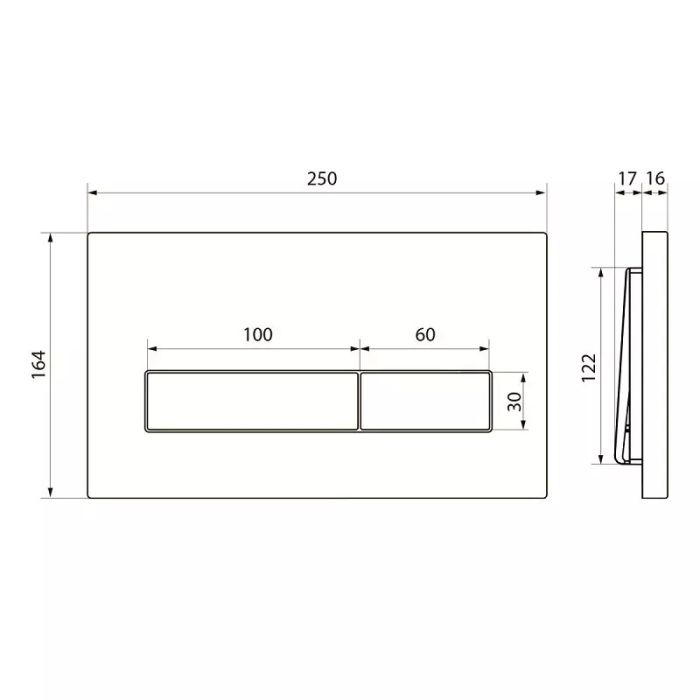 Комплект инсталляция Point Элемент PN45120 с унитазом Point Ника PN41081, сиденье микролифт, клавиша Point Меркурий PN44831GM, цвет графит, PN48088GM