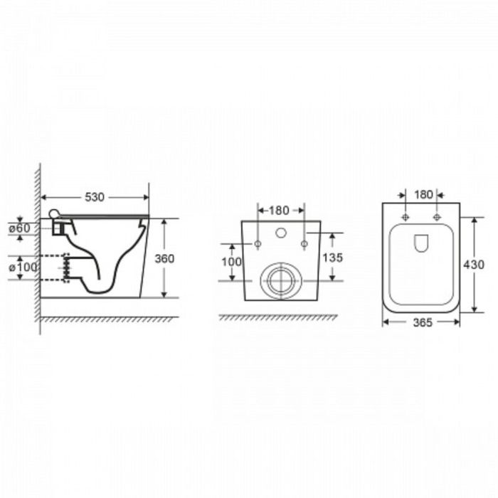 Комплект инсталляция OLI 120 Eco Sanitarblock pneumatic с унитазом Point Ника PN41081, сиденье микролифт, клавиша OLI Karisma, цвет белый, 879235pKA01+PN41081