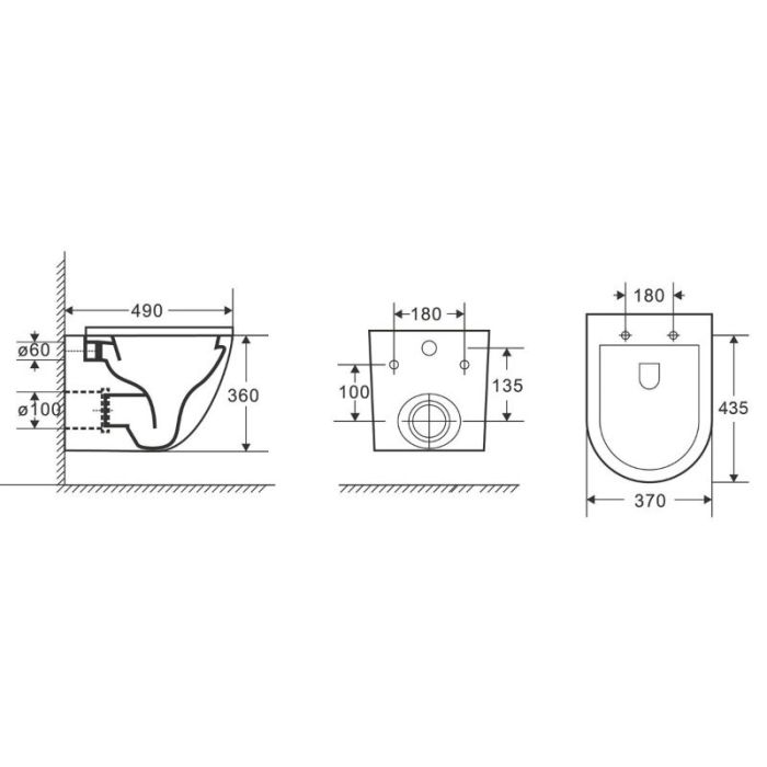 Комплект инсталляция OLI 120 Eco Sanitarblock pneumatic с унитазом Point Афина PN41041, сиденье микролифт, клавиша OLI Karisma, цвет хром матовый, 879235pKA02+PN41041