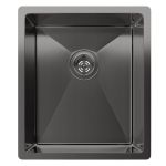 Кухонная мойка Rivelato Rinox 3844 UN PVD black, 38 x 44 см, цвет черный