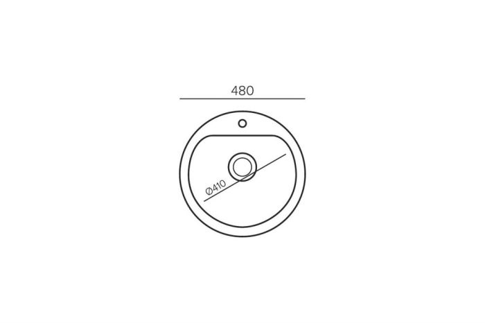 Кухонная мойка QUARTZBOND BOND-480 (Уголь)