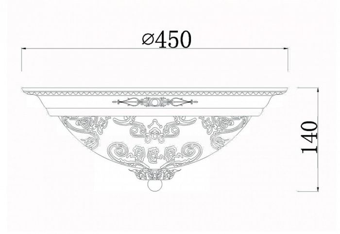 Накладной светильник Maytoni Diametrik C907-CL-03-W