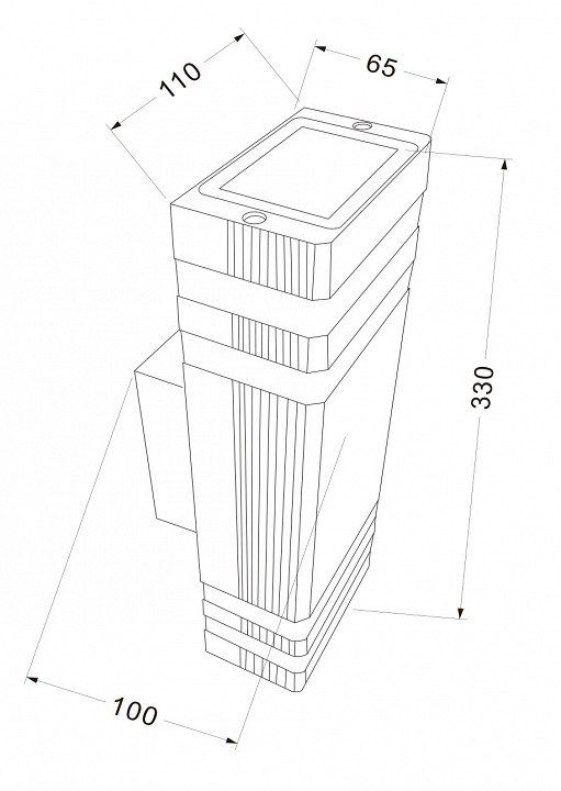 Накладной светильник Maytoni Unter den Linden O578WL-02B