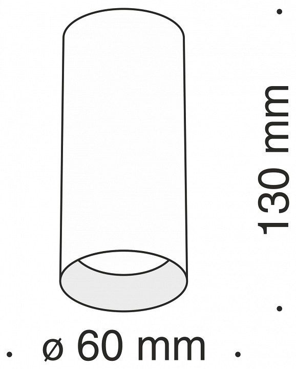 Накладной светильник Maytoni Focus C010CL-01W