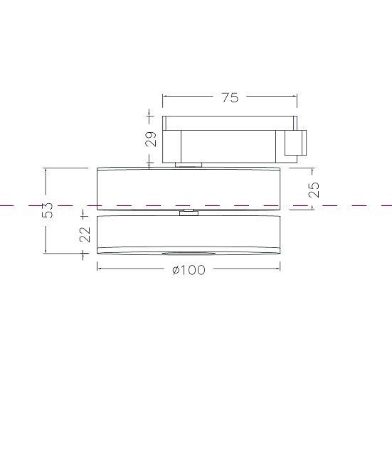 Накладной светильник Maytoni Magic TR006-1-12W3K-B4K