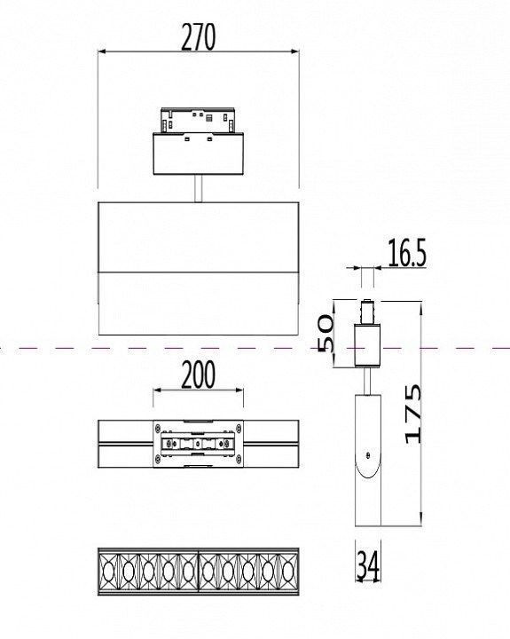 Светильник на штанге Maytoni Points TR015-2-20W3K-B