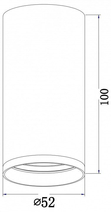 Накладной светильник Maytoni Focus S C052CL-01MG