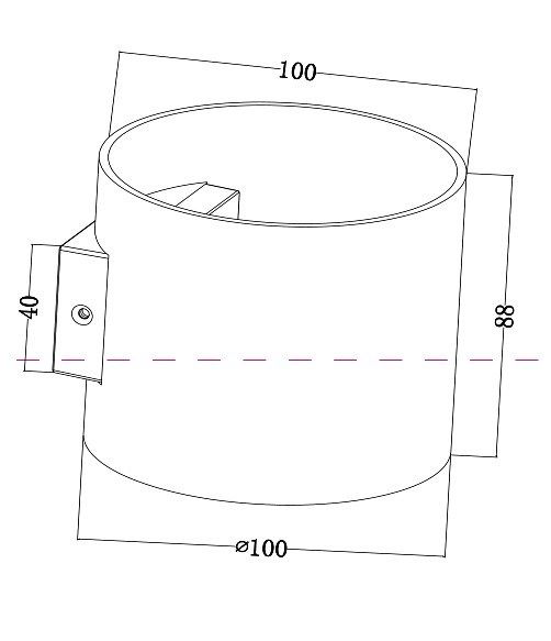 Бра Maytoni Rond C066WL-01B